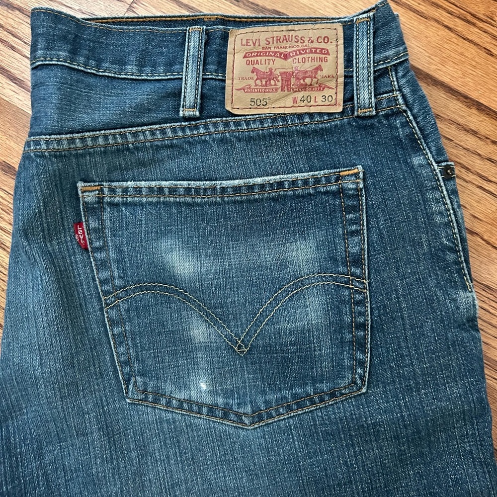 Levi's Men's 505 Straight Regular Fit Jeans